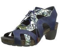 THINK! Damen Traudi Sandale mit Absatz, 8000 Jeans/Kombi, 37 EU