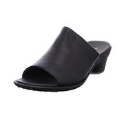 Think! Damen Zaza, chromfrei gegerbte nachhaltige Sandale, 0000 SCHWARZ, 39 EU