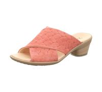 Think! Pantoletten Veloursleder Coral