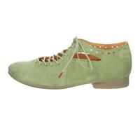 Schnürschuh THINK "Think Halbschuhe Leder", Damen, Gr. 42, grün, Leder, Schuhe Schnürschuh (71404516-42) grün