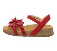 Think Shoes Riemchensandale Koak 551 Leder-Blüten Rot Größe 37