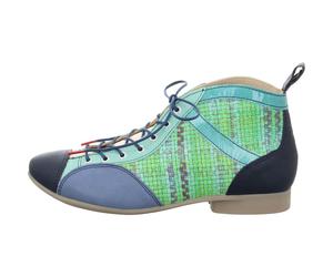 Think Damenschuhe Schnürstiefeletten GREEN/KOMBI GREEN - Gr. - 40