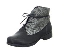 Think Denk! Stiefelette schwarz Effekt Glattleder - Größe 38.5