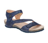 THINK! Damen DUMIA chromfrei gegerbte nachhaltige Sandale, INDIGO 8000