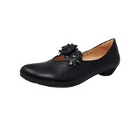 Think! Leder/Textil Ballerinas, schwarz, 38 Schwarz Kombi