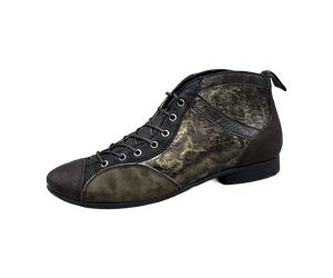 Think Guad 2 Schnür Stiefeletten braun grün kombi 618 für Damen, braun, Größe 37 ½ EU