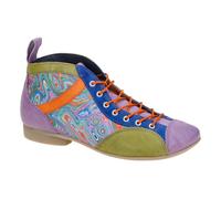 Think Guad 2 Schnür Stiefeletten lila bunt Muster 618 - Größe 40.5