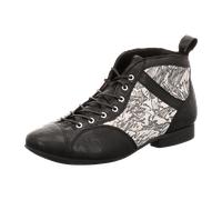 Think Guad 2 Schnür Stiefeletten schwarz weiß 618 für Damen, schwarz, Größe 37 ½ EU