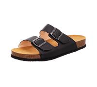 Think He.Pantolette,Schnalle,Schwarz für Herren, schwarz, Größe 41 EU