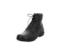 THINK! Herren Kong chromfrei gegerbte Lammfell Schneestiefel, 0020 SCHWARZ/Kombi, 44.5 EU