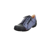 Think Shoes Herren-Halbschuhe KONG HE – chromfrei gegerbte, nachhaltige – Denim/Kombi Blau Größe 46