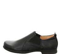 Think Herren Pensa chromfrei gegerbte nachhaltige Wechselfußbett Schnürhalbschuhe, Schwarz 0000, 45 EU