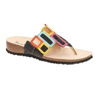 Think! Damen Pantolette JULIA 41 Schwarz/Kombi