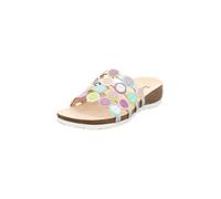 Think Pantolette Julia – bunt, silberfarben, Retro-Design – Damen Größe 40