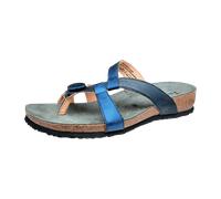 Think Julia Pantolette blau navy Zehentrenner für Damen, blau, Größe 36 EU