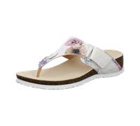 Think Damen JULIA nachhaltige Zehentrenner, Ivory/Kombi 9040, 37 EU