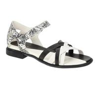 Think Kamaa Spangen Sandalette weiß schwarz 931 - Größe 40