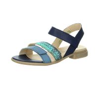 Think! Damen Riemchensandale KAMAA 41 Indigo/Kombi
