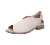 Think Kamaa Sandalette weiß panna Peeptoe 788 für Damen, weiß, Größe 41 EU