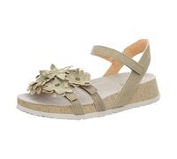 THINK! Koak Chromfrei Gegerbte Nachhaltige Damen-Sandalen mit Fersenriemen, Sage Kombi 7010, 39 EU