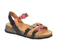 Think Koak Sandale schwarz bunte Punkte 322 - Größe 42