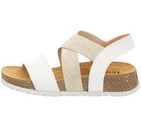 Think! Sandalen KOAK – chromfrei gegerbtes Nappaleder, nachhaltig – Weiß Größe 36