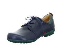 Think Kong Schuhe blau grün Glattleder 769 für Herren, blau, Größe 43 ½ EU