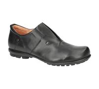 Think! Herren KONG chromfrei gegerbte nachhaltige Halbschuhe, SCHWARZ 0000