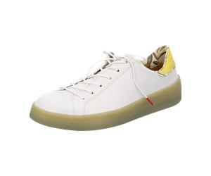 Think Kumi Schnürschuh bianco gelb für Damen, weiß, Größe 39 ½ EU