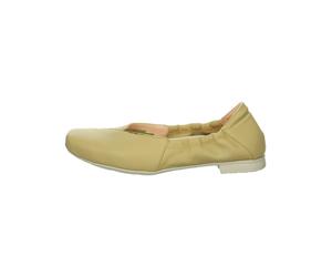 Think! Leder-Ballerinas "Gaudi" in Gelb - Größe 40,5 | Damen Ballerinas