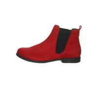 Think! Leder-Chelsea-Boots in Rot - Größe 42,5 | Stiefeletten