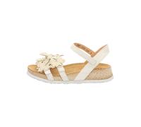 Think Damen Slingback-Sandale KOAK – chromfrei gegerbt, nachhaltig – Ivory/Kombi 1010, 40 EU