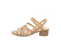 Think Shoes Sandalen für Damen VIVI chromfrei gegerbt nachhaltig Sand/Kombi Größe 42