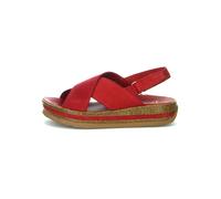 Think! Leder-Sandalen "Zega" in Rot - Größe 36 | Damen Sandalen