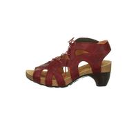 Think! Leder-Sandaletten "Traudi" in Rot - Größe 40 | Damen Sandalen