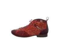 Think! Leder-Schnürschuhe in Rot - Größe 40,5 | Damen Schnuerschuhe