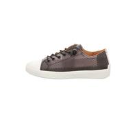 Think! Leder-Sneakers "Turna" in Anthrazit - Größe 39,5 | Damen Sneakers
