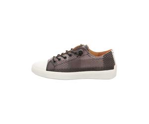 Think! Leder-Sneakers "Turna" in Anthrazit - Größe 41,5 | Damen Sneakers