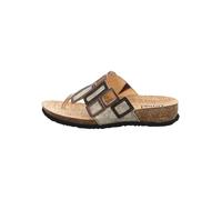 Think! Leder-Zehentrenner in Beige - Größe 43 | Damen Sandalen