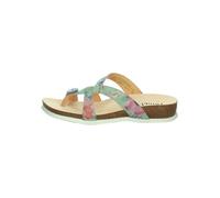 Think! Leder-Zehentrenner "Julia" in Grün - Größe 36 | Damen Sandalen