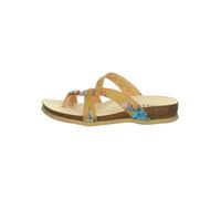 Think! Leder-Zehentrenner "Julia" in Hellbraun - Größe 41 | Damen Sandalen