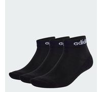 3er Pack adidas Think Linear Knöchelsocken Herren IC1305 - black/white 43-45