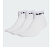 Adidas, Set Di 3 Paia Di Calzini Lineari Adidas, Socken, Weiß Schwarz, Xl, Unisex-Adult