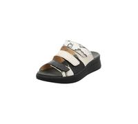 Think Meggie Pantolette schwarz kombi für Damen, beige, Größe 43 EU