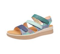 Think! Damen Riemchensandale MEGGIE 41 Aqua/Kombi