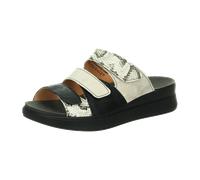 Think Meggie Pantolette schwarz kombi für Damen, beige, Größe 39 EU