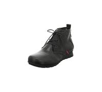 Schnürschuh THINK "Think Stiefelette Leder", Damen, Gr. 41, schwarz, Leder, Schuhe Schnürschuh (91686538-41) schwarz