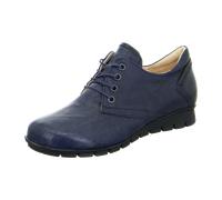THINK! Damen Menscha chromfrei gegerbte, nachhaltige Schnürhalbschuhe, 8040 Navy/Kombi, 39.5 EU
