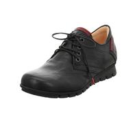 Think Shoes Halbschuhe MENSCHA 01 chromfrei gegerbte nachhaltige Schwarz Größe 37