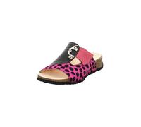 Think Mizzi Damen chromfrei gegerbte nachhaltige Pantolette, Fuxia/Kombi 9260, 36 EU